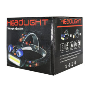 Lámpara de 3 faros recargable tipo minero dt-808-228