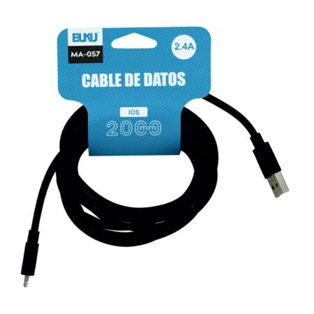 Cable de datos tipo lightning 2000mm