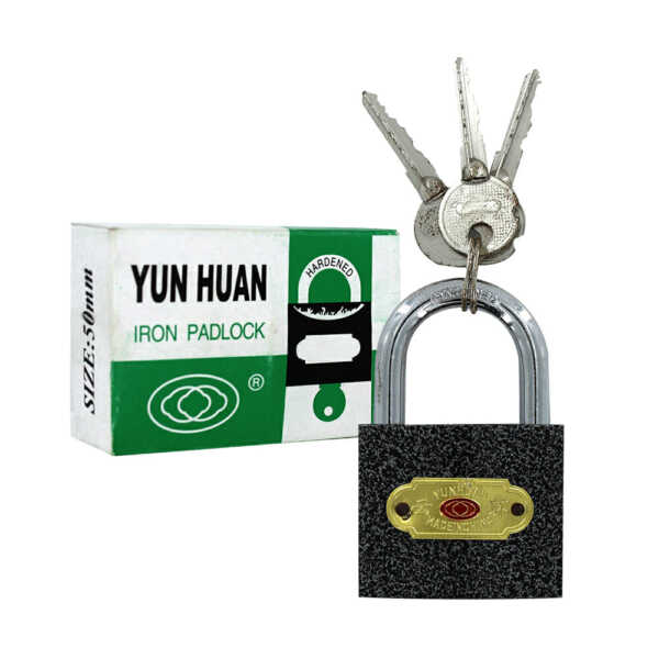 1pza Candado 50mm, con juego de llaves / yun huan / 365