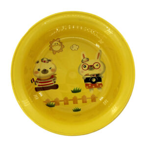 plato avenero estampado