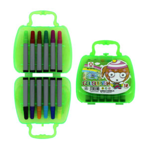 Estuche de mini plumones de 12 colores de agua para niños