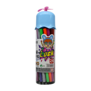 Estuche de plumones delgados de 24 colores para niños
