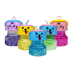 bote de slime con diamantina