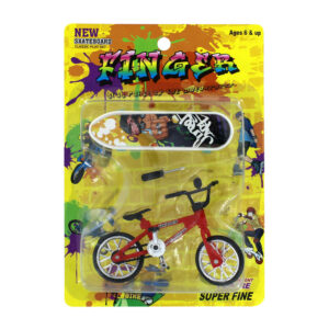set de patineta y bicicleta para dedos