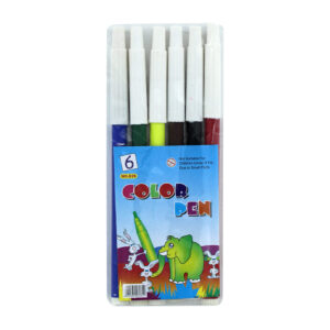 Estuche de plumones baratos de 6 colores de agua para niños