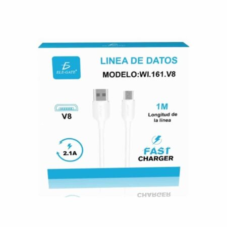 Cable v8 micro usb para carga y datos