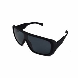 Gafas rectangulares en color negro complete
