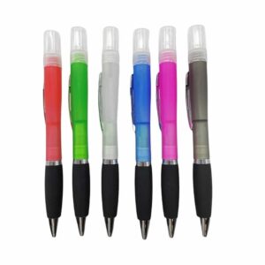 pluma con rociador de colores