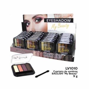 paleta de sombras con 4 tonos