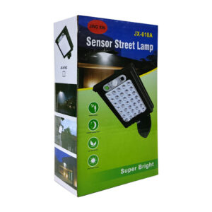 Lámpara solar con sensor de movimiento jx-618a 10851
