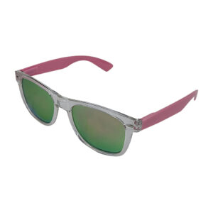 Gafas solares de marco transparente