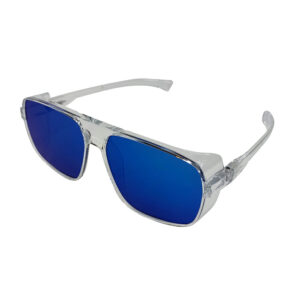 Gafas trasparentes para sol con protección lateral