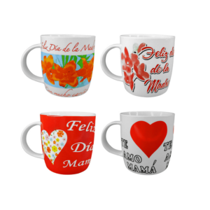 Taza de cerámica con temática feliz día de las madres variedad