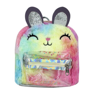 Mochila infantil afelpada con diseño de osito 2