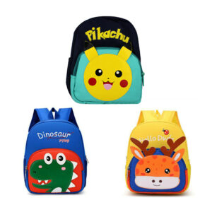 Mochila infantil con diseño de pikachu