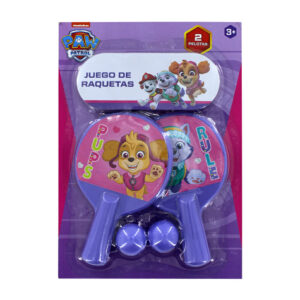 Juego de raquetas de paw patrol