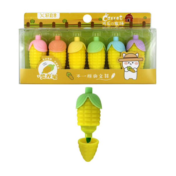 Set de marcatextos de figuras de verduras 2