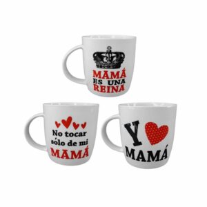 Taza de cerámica con temática feliz día de la madre