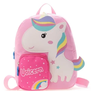 Mochila infantil con diseño de unicornio