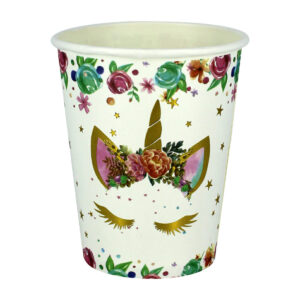 vasos diseño unicornio