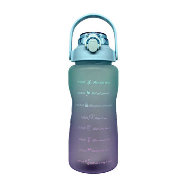 Botella motivacional personalizable para agua 2l, variedad de colores 1682157