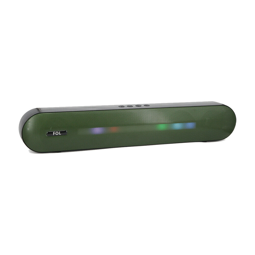 Bocina barra de sonido bluetooth fol con luz rgb y ranuras para usb y micro  sd, variedad de colores / fs-m530 – Joinet