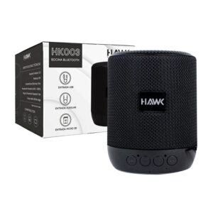 Mini bocina negra bluetooth 5.0, usb, sd, conexión tws / hawk003