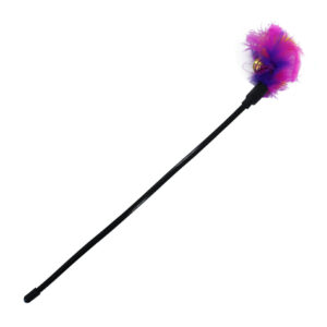 juguete plumas y cascabel.