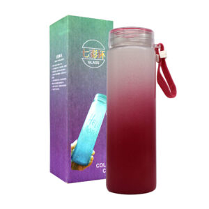 botella de vidrio para agua