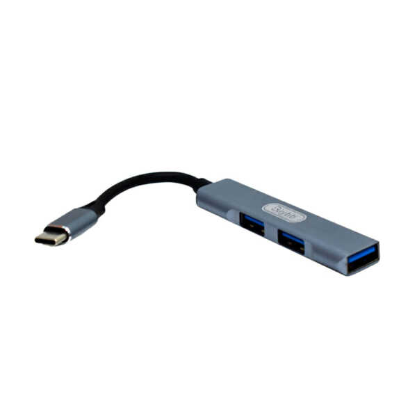 Cable adaptador otg tipo c con 3 puertos usb para celulares y tabletas ot-c51