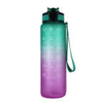 botella motivacional bicolor de un litro