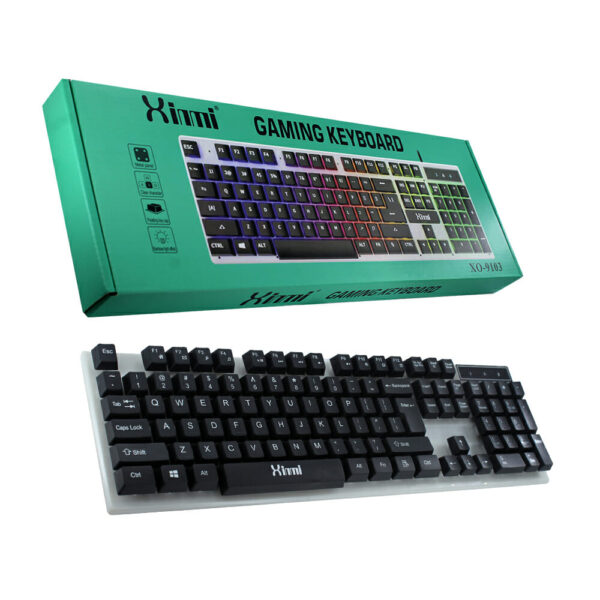 Teclado gamer con luces