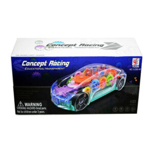Carro móvil transparente con luz, sonido y luz led / yj-388-48