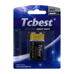 1pza Pila tcbest cuadrada 9v / 6f22bl-1