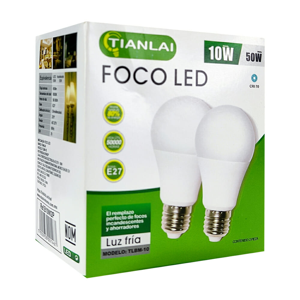 Foco LED 10W con bateria de Litio sin Cables Ayerbe