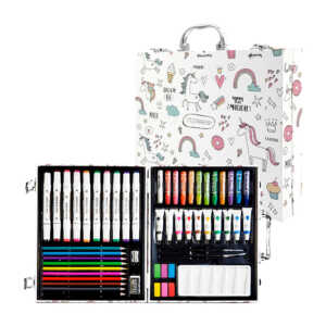 Estuche maletín con 45 hasta 65 accesorios para realizar arte / inspire children / cd001 / 50k / lu3042 / 53