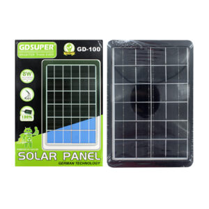 Panel solar de emergencia para cargar dispositivos a 8w / gdsuper / gd-100