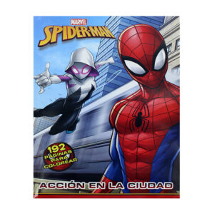 libro para colorear de spiderman