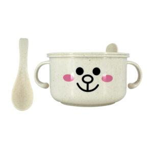 taza biodegradable con tapa