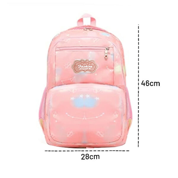 Mochila grande de cuatro compartimientos, con diseño de corazones y el espacio + colorera, variedad de colores / sijiangyn / sk-702