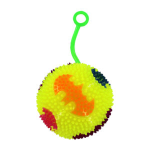 Juguete, mini pelota con chifle y luces, varios colores / y-073-12 / y-073-19