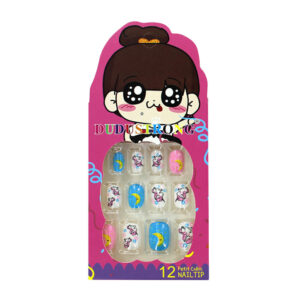 Set de uñas para niña con diseño unicornio 1