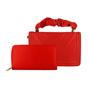 Juego de cartera y mini bolsa con diseño, variedad de colores