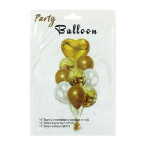 Set 9 globos metálicos party balloon