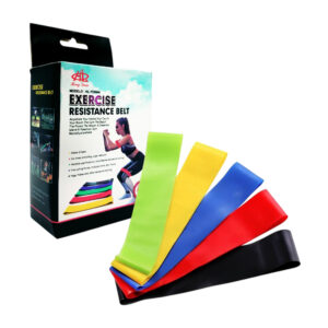 Caja con 5 ligas resistentes para realizar ejercicio, variedad de colores / lt-005 / hl-yd9944