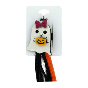 Mechones / Extensión de colores con decoración de halloween
