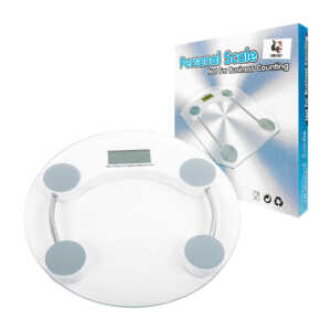 Bascula con base de cristal y pantalla digital, soporta hasta 180kg / zh-0082 / 12231 / 12232 / es063