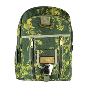 mochila con camuflaje