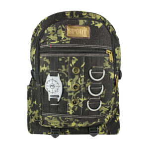 mochila grande de camuflaje