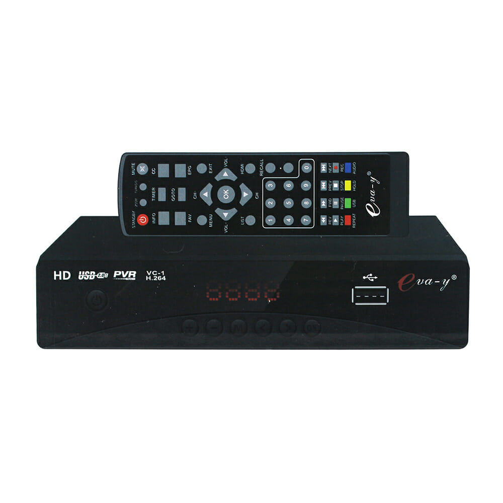 Decodificador de señal con resolución 1080 full hd para televisión digital  / ev-q3 – Joinet